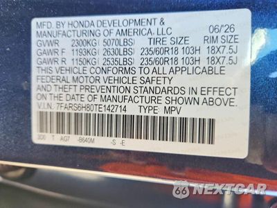 Zdjęcie 13 z 13 samochodu: 2026 HONDA CR-V SPORT-L VIN:7FARS6H80TE142714 - miniatura