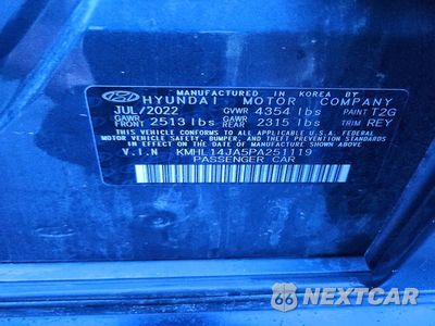 Zdjęcie 12 z 12 samochodu: 2023 HYUNDAI SONATA SEL VIN:KMHL14JA5PA251119 - miniatura