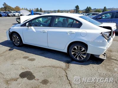 Drugie zdjęcie samochodu z przodu: 2015 HONDA CIVIC EX VIN:19XFB2F8XFE259785 - miniatura