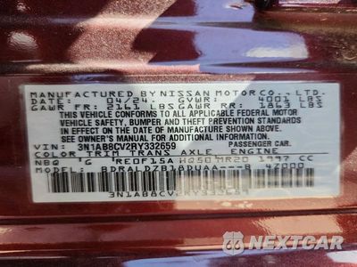 Zdjęcie 12 z 12 samochodu: 2024 NISSAN SENTRA SV VIN:3N1AB8CV2RY332659 - miniatura