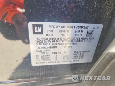 Zdjęcie 13 z 13 samochodu: 2022 CHEVROLET TRAILBLAZER LT VIN:KL79MPS29NB119273 - miniatura