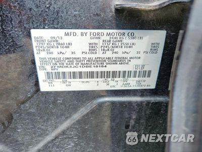Zdjęcie 13 z 13 samochodu: 2013 FORD EDGE SEL VIN:2FMDK3JC1DBE18184 - miniatura