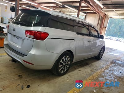 Trzecie zdjęcie samochodu z tyłu: 2018 KIA SEDONA SX VIN:KNDMC5C13J6348819 - miniatura