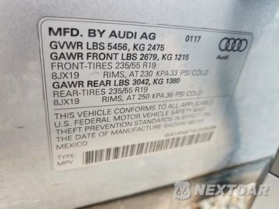 Zdjęcie 14 z 14 samochodu: 2018 AUDI Q5 PREMIUM VIN:WA1ANAFY6J2004336 - miniatura