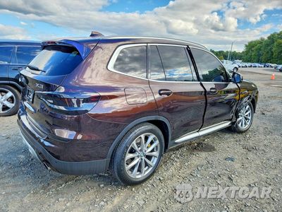Trzecie zdjęcie samochodu z tyłu: 2018 BMW X3 XDRIVE30I VIN:5UXTR9C50JLC84181 - miniatura