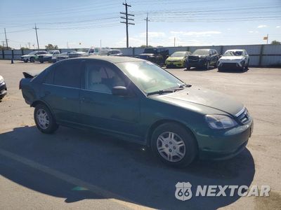 Czwarte zdjęcie samochodu z boku: 2001 HONDA CIVIC LX VIN:JHMES16551S012416 - miniatura