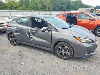 Czwarte zdjęcie samochodu z boku: 2022 NISSAN LEAF SV PLUS VIN:1N4BZ1CVXNC556033 - miniatura