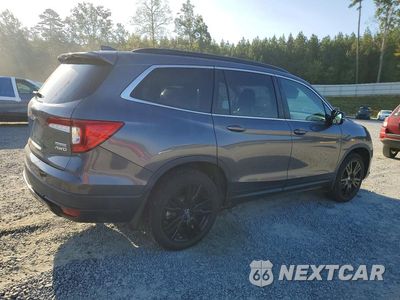 Trzecie zdjęcie samochodu z tyłu: 2022 HONDA PILOT SE VIN:5FNYF6H20NB099664 - miniatura