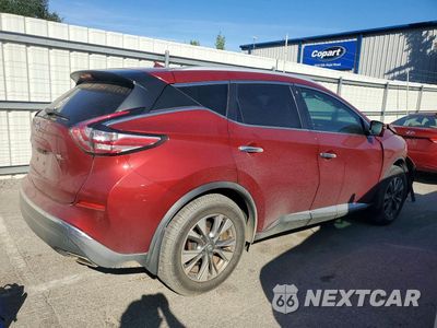 Trzecie zdjęcie samochodu z tyłu: 2015 NISSAN MURANO SL VIN:5N1AZ2MGXFN272673 - miniatura