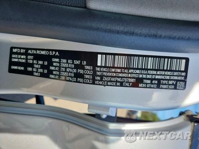 Zdjęcie 13 z 13 samochodu: 2018 ALFA ROMEO STELVIO SPORT VIN:ZASFAKPN0J7B78981 - miniatura