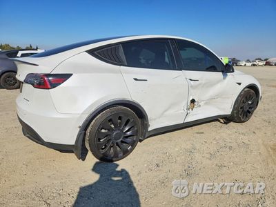 Trzecie zdjęcie samochodu z tyłu: 2020 TESLA MODEL Y VIN:5YJYGDEE0LF004372 - miniatura
