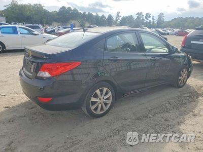 Trzecie zdjęcie samochodu z tyłu: 2013 HYUNDAI ACCENT GLS VIN:KMHCU4AE1DU382326 - miniatura