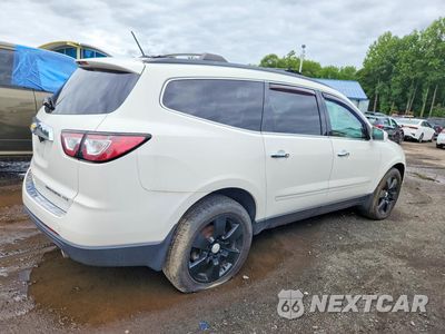 Trzecie zdjęcie samochodu z tyłu: 2015 CHEVROLET TRAVERSE LTZ VIN:1GNKVJKDXFJ171302 - miniatura