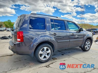 Trzecie zdjęcie samochodu z tyłu: 2012 HONDA PILOT EXLN VIN:5FNYF4H78CB047759 - miniatura