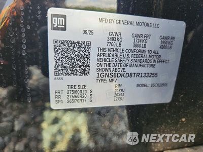 Zdjęcie 13 z 13 samochodu: 2026 CHEVROLET SUBURBAN K1500 Z71 VIN:1GNS6DKD8TR133255 - miniatura