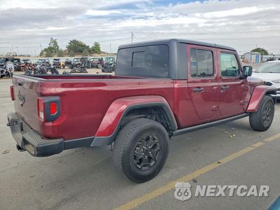 Trzecie zdjęcie samochodu z tyłu: 2021 JEEP GLADIATOR SPORT VIN:1C6HJTAG4ML608144 - miniatura
