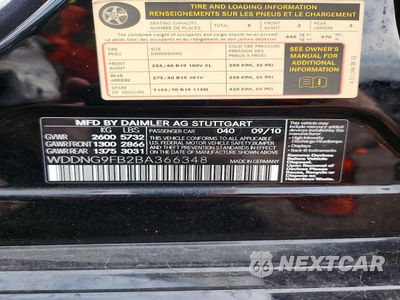 Zdjęcie 12 z 12 samochodu: 2011 MERCEDES-BENZ S 400 VIN:WDDNG9FB2BA366348 - miniatura