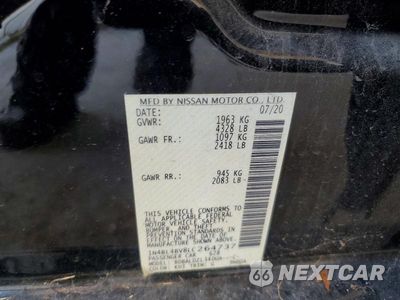 Zdjęcie 12 z 12 samochodu: 2020 NISSAN ALTIMA S VIN:1N4BL4BV8LC264737 - miniatura