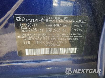 Zdjęcie 12 z 12 samochodu: 2014 HYUNDAI SONATA SE 2.0T VIN:5NPEC4AB2EH939715 - miniatura