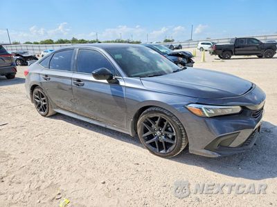 Czwarte zdjęcie samochodu z boku: 2024 HONDA CIVIC SPORT VIN:2HGFE2F52RH504487 - miniatura