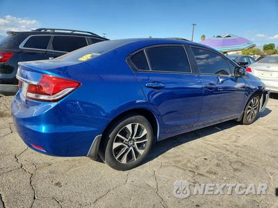 Trzecie zdjęcie samochodu z tyłu: 2013 HONDA CIVIC EX VIN:19XFB2F84DE093650 - miniatura