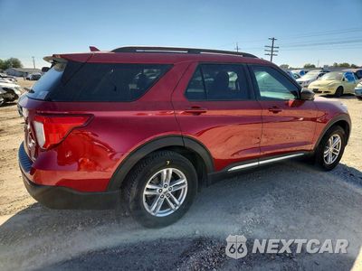 Trzecie zdjęcie samochodu z tyłu: 2020 FORD EXPLORER XLT VIN:1FMSK8DH8LGA70970 - miniatura
