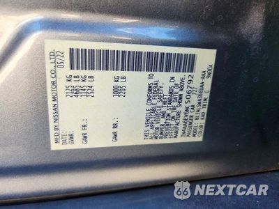 Zdjęcie 12 z 12 samochodu: 2022 NISSAN MAXIMA SR VIN:1N4AA6EV6NC506792 - miniatura