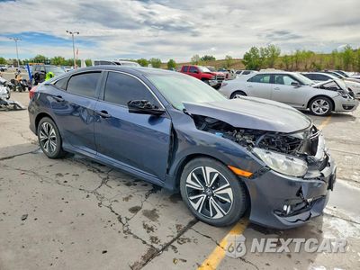 Czwarte zdjęcie samochodu z boku: 2017 HONDA CIVIC EX VIN:19XFC1F39HE023966 - miniatura