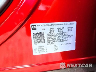 Zdjęcie 14 z 14 samochodu: 2025 CHEVROLET EQUINOX LT VIN:3GNAXHEG9SL194447 - miniatura