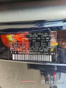 Zdjęcie 14 z 14 samochodu: 2022 HYUNDAI TUCSON BLUE VIN:KM8JBCA15NU020182 - miniatura