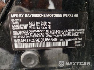Zdjęcie 12 z 12 samochodu: 2013 BMW 535 XI VIN:WBAFU7C59DDU66648 - miniatura