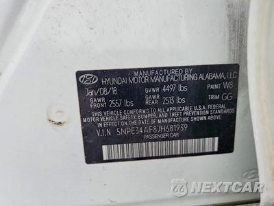 Zdjęcie 12 z 12 samochodu: 2018 HYUNDAI SONATA LIMITED VIN:5NPE34AF8JH681939 - miniatura