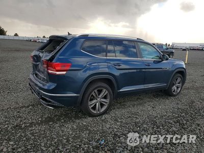 Trzecie zdjęcie samochodu z tyłu: 2018 VOLKSWAGEN ATLAS SEL VIN:1V2RR2CA0JC561021 - miniatura