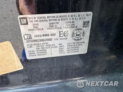 Zdjęcie 12 z 12 samochodu: 2017 GMC SIERRA K1500 SLE VIN:3GTU2MEC9HG476566 - miniatura