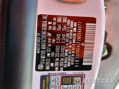 Zdjęcie 13 z 13 samochodu: 2021 KIA SORENTO SX VIN:5XYRK4LF2MG044977 - miniatura