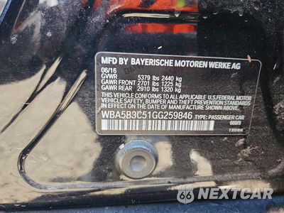 Zdjęcie 12 z 12 samochodu: 2016 BMW 535 XI VIN:WBA5B3C51GG259846 - miniatura