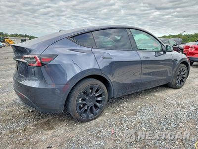Trzecie zdjęcie samochodu z tyłu: 2021 TESLA MODEL Y VIN:5YJYGDEE1MF259100 - miniatura