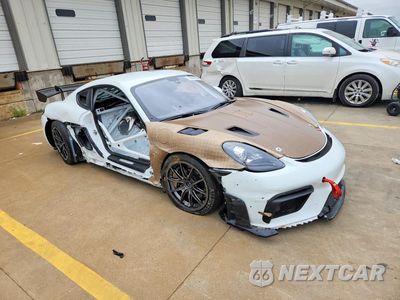 Czwarte zdjęcie samochodu z boku: 2024 PORSCHE CAYMAN GT4 VIN:WP0ZZZ986RK299750 - miniatura