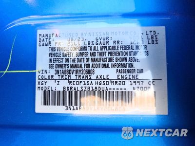Zdjęcie 13 z 13 samochodu: 2024 NISSAN SENTRA SR VIN:3N1AB8DV1RY206808 - miniatura