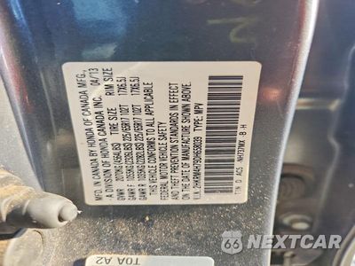 Zdjęcie 13 z 13 samochodu: 2013 HONDA CR-V EXL VIN:2HKRM4H79DH658039 - miniatura