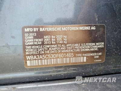 Zdjęcie 12 z 12 samochodu: 2013 BMW 328 I VIN:WBA3A5C53DF601465 - miniatura