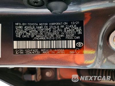 Zdjęcie 12 z 12 samochodu: 2022 TOYOTA COROLLA HATCHBACK SE VIN:JTND4MBE9N3161275 - miniatura