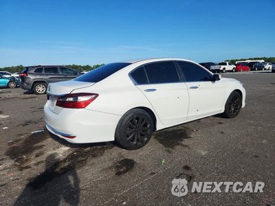 Trzecie zdjęcie samochodu z tyłu: 2016 HONDA ACCORD LX VIN:1HGCR2F33GA111342 - miniatura