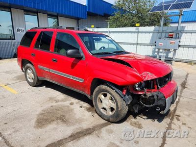 Czwarte zdjęcie samochodu z boku: 2002 CHEVROLET TRAILBLAZER VIN:1GNDT13S722446155 - miniatura