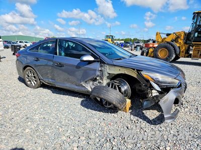 Czwarte zdjęcie samochodu z boku: 2018 HYUNDAI SONATA LIMITED 2.0T VIN:5NPE34AB6JH677658 - miniatura