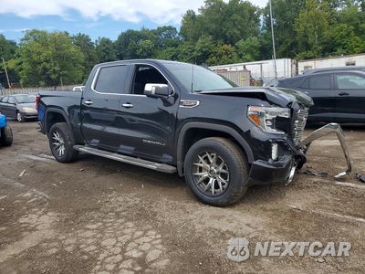 Czwarte zdjęcie samochodu z boku: 2019 GMC SIERRA K1500 DENALI VIN:1GTU9FEL3KZ214492 - miniatura
