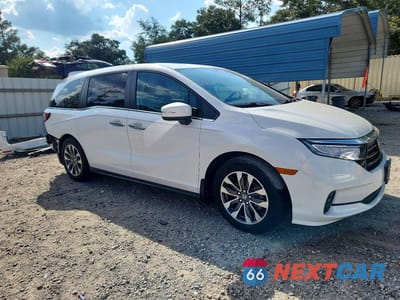 Czwarte zdjęcie samochodu z boku: 2023 HONDA ODYSSEY EXL VIN:5FNRL6H68PB049596 - miniatura