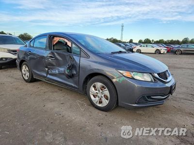 Czwarte zdjęcie samochodu z boku: 2013 HONDA CIVIC LX VIN:2HGFB2F50DH598564 - miniatura