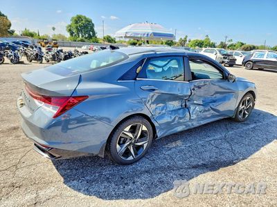 Trzecie zdjęcie samochodu z tyłu: 2023 HYUNDAI ELANTRA LIMITED VIN:KMHLN4AJ2PU042441 - miniatura