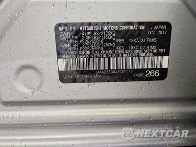 Zdjęcie 12 z 12 samochodu: 2018 MITSUBISHI OUTLANDER SE VIN:JA4AD3A30JZ021179 - miniatura